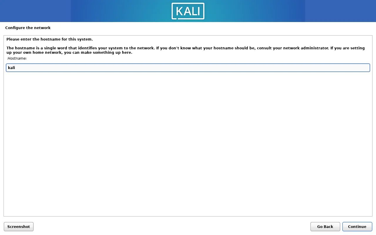 Configure the network